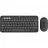 Kit (keyboard+mouse) LOGITECH Wireless Keyboard & Mouse Logitech Pebble 2 Combo for MAC, Compact, Low-profile, Multi-Device, 4000dpi, 3 buttons, 2xAAA/1xAA, 2.4Ghz+BT, EN, Graphite