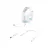 Casti fara fir HyperX Wireless headset  HyperX Cloud Flight 2, White, Customizable RGB with Removable Plates, Frequency response: 20Hz–20,000 Hz, Battery life up to 100h, Connect Wirelessly via 2.4G Hz / Bluetooth / Instant Pair, Up to 20 meters, Signature Comfort and Two