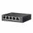 Comutator de retea TP-LINK .5-port Gigabit Switch TP-LINK "DS105GP", with 4-Port PoE, steel case, 65W Budget, Autorecovery, Extend Mode
