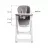 Scaun pentru alimentare Caretero Scaun de masa 2 in 1 Caretero MEGALO DARK GREY