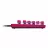 Gaming keyboard LOGITECH Gaming Keyboard Logitech G PRO X TKL Rapid, Mechanical, Magnetic Analog Linear SW, Macro, Media сontrols, Detachable cable, RGB, 1.8m, USB, EN,Magenta