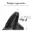 Mouse wireless Keychron Keychron M5 Wireless Ergonomic Mouse (M5-A23), DPI Range 100-30000, 750 IPS, Sensor PixArt 3950, Polling Rate 8000 Hz 2.4 GHz/Wired mode & 125Hz Bluetooth mode, Battery 600 mAh, USB Type-C, Black (mouse/мышь)