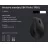 Mouse wireless Keychron Keychron M5 Wireless Ergonomic Mouse (M5-A23), DPI Range 100-30000, 750 IPS, Sensor PixArt 3950, Polling Rate 8000 Hz 2.4 GHz/Wired mode & 125Hz Bluetooth mode, Battery 600 mAh, USB Type-C, Black (mouse/мышь)