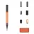 Uscator de par Dyson Hair Hot Air Styler set Dyson HS09 Airwrap Co-anda 2x Multi-styler & Dryer Straight+Wavy Ceramic Apricot/Topaz (264002-01)