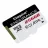 Card de memorie KINGSTON 256GB microSD Class10 A1 UHS-I U1 Kingston High-Endurance, up to 95Mb/s, For home security, surveillance, body and dash cams, 3K P/E cycles, Health monitoring, Operating Hours 26.9K hours (24/7 recording for 3-year warranty)