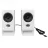 Boxa EDIFIER Edifier R20BT White, 2.0/ 5W (2x2.5W) RMS, USB powered & audio, wooden, (2.75”), Bluetooth 6.0, AUX input and headphone jack, Built-in ambient lighting system, EDIFIER ConneX mobile app