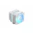Cooler universal DEEPCOOL DEEPCOOL Cooler ”AG620 G2 ARGB WH”, Intel Socket LGA1851/1700 & AMD AM5/AM4, up to 260W,  Dual-Tower, 2x 120mm Closed-Wheel ARGB PWM fans: 120x120x25mm, 500~2200 RPM±10%, 