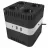 Stabilizator SVEN SVEN VR-F1200U, 330W, Automatic Voltage Regulator, 4x Schuko outlets, Additional outputs 2 USB-A and 1 USB type-C, Input voltage: 170-285V, Output voltage: 230V ± 10%, input and output voltage digital indicator on the front panel, Power supply delay
