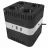 Stabilizator SVEN SVEN VR-F2000U, 530W, Automatic Voltage Regulator, 4x Schuko outlets, Additional outputs 2 USB-A and 1 USB type-C, Input voltage: 170-285V, Output voltage: 230V ± 10%, input and output voltage digital indicator on the front panel, Power supply delay