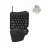 Keyboard Keychron Keychron C0 HE One Handed Magnetic Switch Gaming Keyboard (C0HW-H1), Black, Number Pad, Knob, RGB Backlight, Keychron Ultra-fast Lime Magnetic Switch, Hot-Swap, 8K Polling Rate, Wired, USB Type-C, gamer (tastatura/клавиатура)