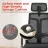 Fotoliu Gaming Lumi LumiVida Ergonomic Office Chair LV-CH05-40,Black,Adjustable Headrest, Lumbar Support,Breathable Mesh Back, Adjustable Armrest, Pneumatic Seat-Height Adjustment, Seat Depth Adj., 340mm Nylon Base, PU Caster, 100mm Class 3 Gas Lift, Weight Capacity 150