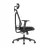 Fotoliu Gaming Lumi LumiVida Ergonomic Office Chair LV-CH05-40,Black,Adjustable Headrest, Lumbar Support,Breathable Mesh Back, Adjustable Armrest, Pneumatic Seat-Height Adjustment, Seat Depth Adj., 340mm Nylon Base, PU Caster, 100mm Class 3 Gas Lift, Weight Capacity 150
