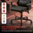 Игровое геймерское кресло Lumi LumiVida Gaming Chair with Headrest & Lumbar Support LV-CH06-14, Black, Mesh Fabric, 2D Armrest, Steel Frame, 350mm Nylon Plastic Base, PU Hooded Caster, 100mm Class 3 Gas Lift, Weight Capacity 150 Kg