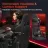 Игровое геймерское кресло Lumi LumiVida Gaming Chair with Headrest & Lumbar Support LV-CH06-14, Black, Mesh Fabric, 2D Armrest, Steel Frame, 350mm Nylon Plastic Base, PU Hooded Caster, 100mm Class 3 Gas Lift, Weight Capacity 150 Kg