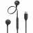 Casti cu fir JBL Tune 305C Black