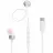 Casti cu fir JBL Tune 310C White