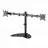 Suport pentru monitor GEMBIRD Dual monitor desk stand  13”-32”  Gembird MS-D2ST-02, Adjustable 2-display vertical desk mount (rotate, tilt, swivel),  VESA 75/100, up to 8 kg per display, Cable management, black