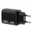 Зарядное устройство VERBATIM USB Charger VERBATIM Essentials GaN Charger 65W, 3 Ports, 2x USB-C ports with Power Delivery 3.0 support, 1x USB-A port with QC 3.0 support, for laptops, tablets, smartphones, EU plug, Black