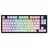Gaming keyboard HATOR Tastatură HATOR Skyfall 80, Cu fir / Fără fir, Negru | Alb