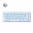 Tastatura fara fir MCHOSE Tastatură MCHOSE Ace 68 Air, Cu fir, Snow White