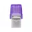 USB flash drive KINGSTON 128GB USB3.2 Kingston DataTraveler microDuo 3C G3, Purple, USB-C OTG + USB-A, Ultra-small (Read 200 MByte/s, Write 50 MByte/s) DTDUO3CG3/128GB