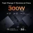 Power Station EcoFlow EcoFlow Rapid Pro 27K Power Bank, 27.650mAh (99,54 Wh) Air-travel-friendly, Fast charging of multiple devices: Total output (4 ports): 300W, 1 Ч 140W retractable USB-C cable, 1* 140W USB-C port, 2 *65W USB-C, Smart Digital Display, 140W Built-in Cabl