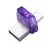 Карта памяти KINGSTON 64GB USB3.2 Kingston DataTraveler microDuo 3C G3, Purple, USB-C OTG + USB-A, Ultra-small (Read 200 MByte/s, Write 50 MByte/s) DTDUO3CG3/64GB