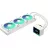 AIO Liquid cooling ASROCK ASRock AIO Challenger White 360 Digital 27mm radiator, 3" Digital Display w/ ARGB, ARGB Hub-lighting fan, white version CHALLENGER WHITE 360 DIGITAL