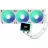 AIO Liquid cooling ASROCK ASRock AIO Challenger White 360 Digital 27mm radiator, 3" Digital Display w/ ARGB, ARGB Hub-lighting fan, white version CHALLENGER WHITE 360 DIGITAL