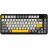 Gaming keyboard Ajazz Ajazz AK820 MAX Plus Murad Switch-Black-Gray-Yellow Tri-Mode with screen RGB 6976412984396