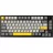 Gaming keyboard Ajazz Ajazz AK820 PRO Black-Gray-Yellow Gift Switch 3 Modes RGB DIY 6976412980879