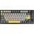 Gaming keyboard Ajazz Ajazz AK820 PRO Black-Gray-Yellow Gift Switch 3 Modes RGB DIY 6976412980879