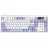Gaming keyboard Ajazz Ajazz AK980 Purple-White-Blue Gift Switch V2 3 Model With Screen RGB 6976412986345