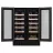 Dulap/Frigider pentru vin Philko Dulap pentru vin Philco PW38GDFB, Negru