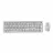 Kit (keyboard+mouse) GEMBIRD Set Tastatură + Mouse Gembird Silent key Pro Business, Fără fir, Alb