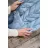 Balansoar BabyBjorn BabyBjorn-006223A Balansoar Bliss Woven Petal Quilt, Blue-006223A