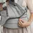 Cangur BabyBjorn Marsupiu anatomic BabyBjorn Harmony Light Gray, tesatura Melange
