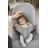 Balansoar BabyBjorn Balansoar BabyBjorn Bliss Light Grey, 3D Jersey