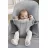 Balansoar BabyBjorn Balansoar BabyBjorn Bliss Light Grey, 3D Jersey