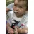 Набор детских столовых приборов BabyJem BABYJEM Set lingurita si furculita cu maner Alb