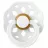 Suzeta Bibs Suzeta rotunda din latex BIBS Boheme White (6-18 luni)