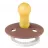 Suzeta Bibs Suzeta rotunda din latex BIBS Glow Woodchuck (0-6 luni)