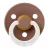 Suzeta Bibs Suzeta rotunda din latex BIBS Glow Woodchuck (0-6 luni)