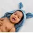 Полотенце Bibs Prosop cu gluga si urechiuse BIBS Kangaroo Petrol