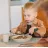 Set tacâmuri pentru copii Bibs Set tacamuri din otel inoxidabil BIBS Dark Oak