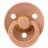 Suzeta Bibs BIBS-100246C Suzeta Colour Latex, tetina rotunda, 0 luni  PEACH-100246C