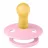 Suzeta Bibs BIBS-100234C  Suzeta Colour Latex, tetina rotunda, 0 luni + BABY PINK-100234C
