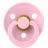 Suzeta Bibs BIBS-100234C  Suzeta Colour Latex, tetina rotunda, 0 luni + BABY PINK-100234C