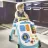 Covor educativ Bright Starts Centru de activitati 4 in 1 Baby Einstein Mix & Roll