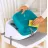Scaun de masa Bright Starts Booster Ingenuity Toddler SmartClean Peacock Blue